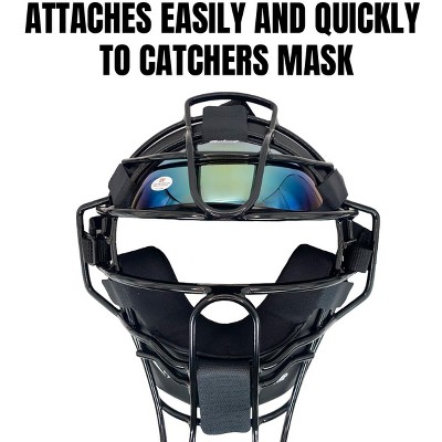 Markwort PowerSwing Catcher's Sun Shade – Glare-Reducing Visor Worn Inside Catcher’s Mask