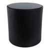 Modern Stone & Mango Wood Accent Table with Sleek Marble Top, Contemporary Round Design, Durable Solid Wood Base for Stylish Home Decor - 3 of 4