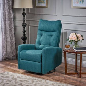 Woodglen Contemporary Glider Swivel Recliner - Christopher Knight Home - 1 of 4