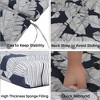 2 Pcs Set Indoor/Outdoor Chaise Lounge Chair Cushion Outdoor Furniture Cushion with Ties - 3 of 4