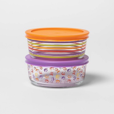 17oz 2pk Glass Small Food Storage Containers - Hyde & EEK! Boutique™