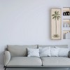 Trademark Fine Art -Debra Lake 'Palm Tree Profile' Canvas Art - 3 of 3