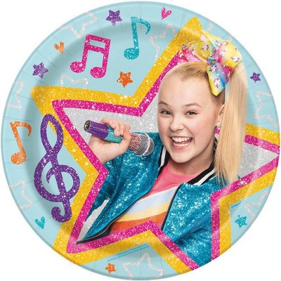 JoJo Siwa 9" 8ct Party Paper Plates