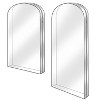 NewHome"5-Pack 60" Garment Bags for Hanging Clothes, Dustproof, Waterproof Storage for Suits, Dresses & More"Transparent - 4 of 4