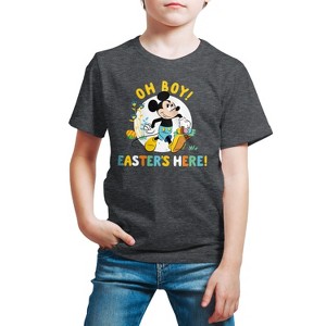 Boys' - Disney - Oh Boy Easters Here Short Sleeve Graphic T-Shirt - 1 of 4