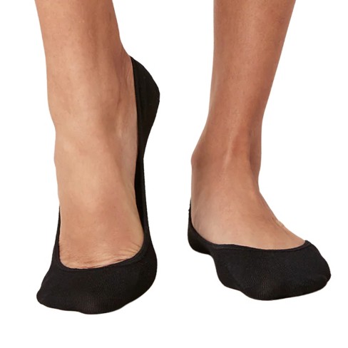 Lechery Women's Italian Made No-show Invisible Footlets 3 Pack : Target
