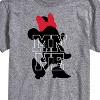 Men's - Disney - Minnie Logo Silhouette Short Sleeve Graphic T-Shirt - 2 of 4