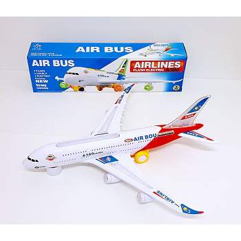 Ready! Set! Play! Link Airbus Plane With Flashing Lights And Sounds (Red)