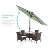 Best Choice Products 10ft Outdoor Steel Market Patio Umbrella w/ Crank, Tilt Push Button, 6 Ribs - 2 of 4
