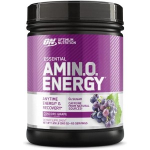 Optimum Nutrition, Essential Amino Energy, Powder, Concord Grape, 65 Servings - 1 of 3