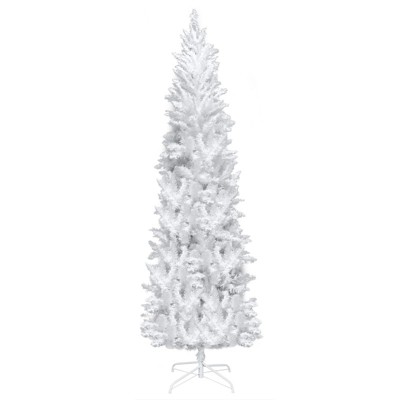 Christmas Tree, Artificial Christmas Tree – 6.5ft 719 Branches with Fiber Optics, No Pine Cones, US Plug, Sturdy Metal Base, Easy 3-Step Setup