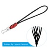 Unique Bargains Braided Wrist Polyester Keychain Wallets Badge Lanyard with Hook - 3 of 4