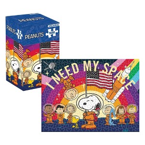 Aquarius Puzzles Peanuts Snoopy in Space 500 Piece Jigsaw Puzzle (Vertical Box) - 1 of 4