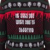 Seven Times Six Ghost Face Adult Ugly Christmas Sweater Ghostface Knit Holiday Pullover Multicolored - 4 of 4