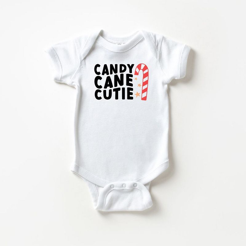 The Juniper Shop Candy Cane Cutie Baby Bodysuit, 1 of 3