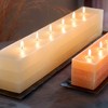 Vance Kitira 22.75" Layered Brick Candle, White - 4 of 4