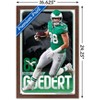 Trends International NFL Philadelphia Eagles - Dallas Goedert 24 Framed Wall Poster Prints - 3 of 4