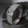 SOHI Women's Crystal Silver Maxi Crystal Bracelet - 2 of 4