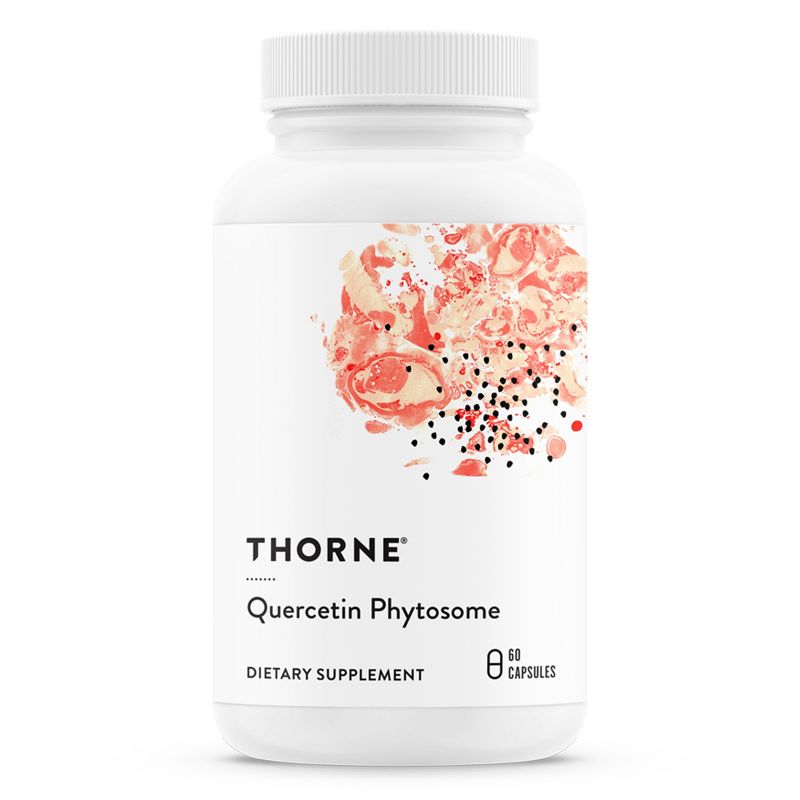 Thorne Quercetin Phytosome - Exclusive Phytosome Complex for Immune Health, Respiratory Support, and Seasonal Allergy Relief - 60 Capsules, 1 of 8