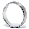 Pompeii3 Mens 950 Platinum 6mm Brushed Wedding Band Ring New - 3 of 4