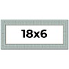 PosterPalooza | Panoramic Refined Blue Picture Frame - UV Acrylic, Foam Board Backing, Hanging Hardware - 2 of 4