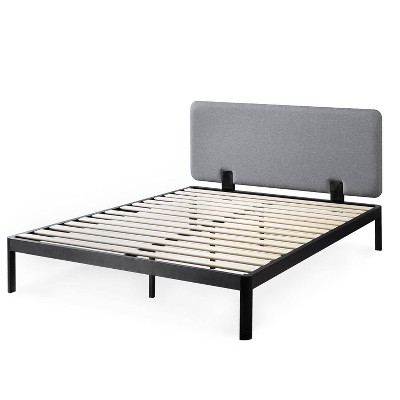 Best Price Mattress Kert Metal Platform Bed with Fabric Headboard