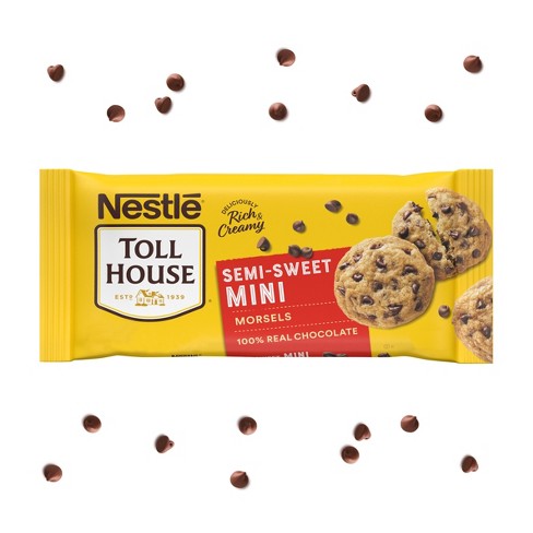 Nestle Toll House Semi-Sweet Chocolate Mini Chocolate Chips - 10oz - image 1 of 4
