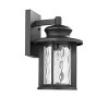 Chloe Lighting Owen Transitional 1 Light Textured Black Outdoor Wall Sconce 14" Tall - 4 of 4