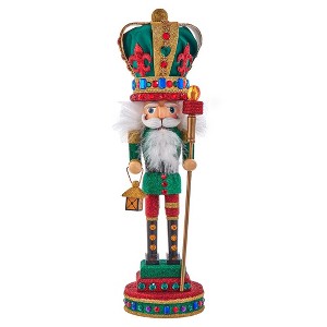 Kurt Adler 16-Inch Hollywood Mardi Gras King Nutcracker - 1 of 4