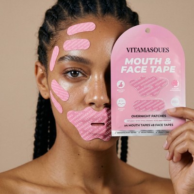 Vitamasques 2 pair Mouth + Tape Intro Pack Face Mask - 16ct