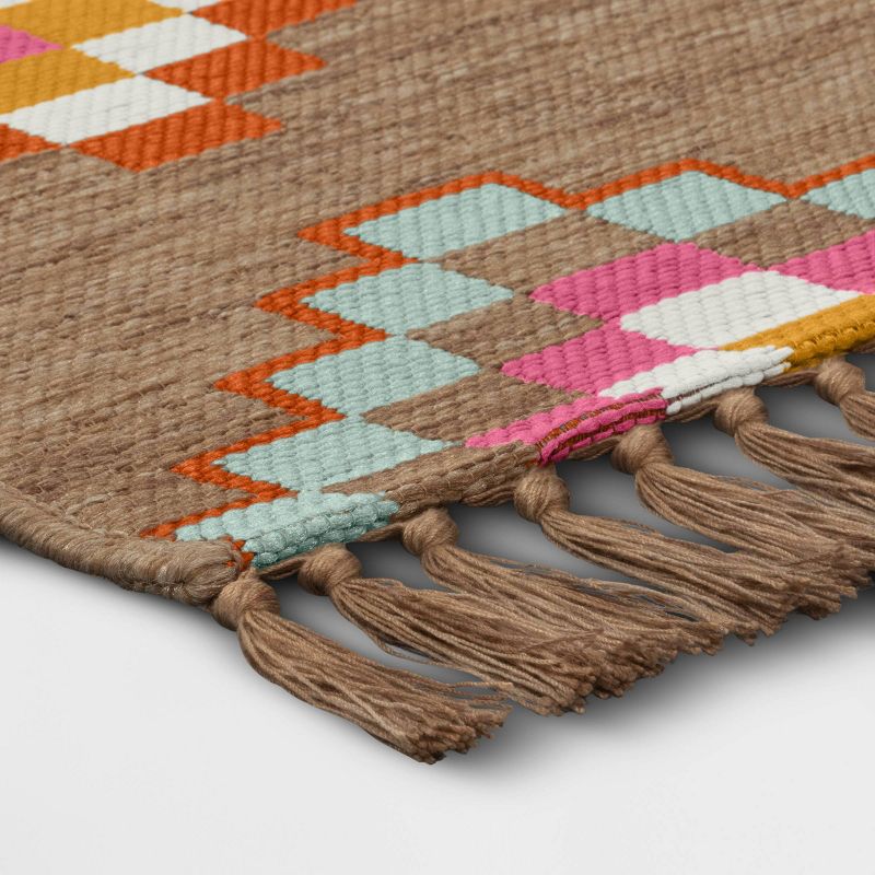 Southwest Tapestry Rectangular Woven Outdoor Area Rug Multicolor Brights - Threshold™, 4 of 6