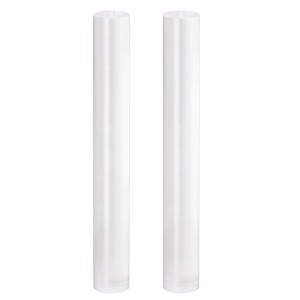 Unique Bargains DIY Crafts Acrylic Round Tube Non-Stick Durable Smooth Clay Roller 2 Pcs - 1 of 4