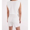 Women's PLEATED MUSCLE TEE - ETICA - 3 of 4