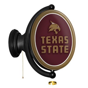 College Oval Rotating Lighted Wall Sign - 1 of 4