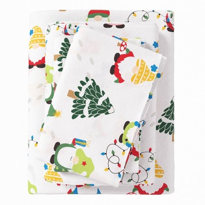 100% Cotton Christmas Flannel Sheets - Great Bay Home