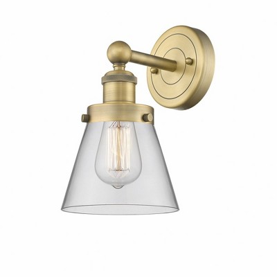 Cone - 1 Light Wall Sconce In Industrial Style-10 Inches Tall and 6.5 Inches Wide