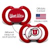 BabyFanatic Officially Licensed Pacifier 2-Pack - NCAA Utah Utes - 4 of 4