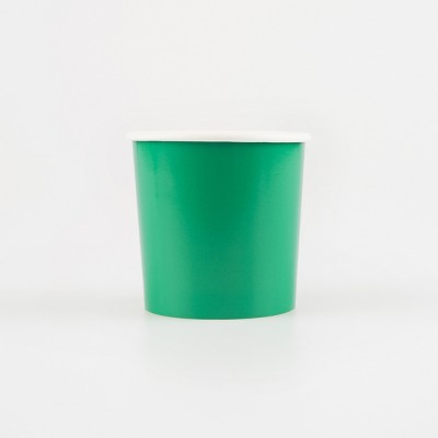 Meri Meri Fir Tree Green Tumbler Cups (Pack of 8)