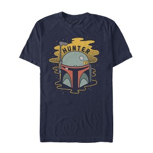 Men's Star Wars Boba Fett Cartoon Hunter T-Shirt - 1 of 4