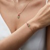 Delicate Tulip Necklace and Bracelet Set for Women – Simple, Elegant, and Sweet - 3 of 4