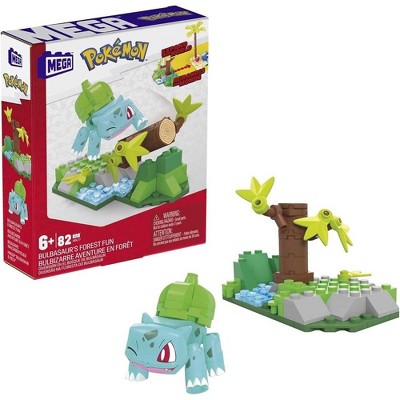 Mega Pokemon Building Toy Kit, Bulbasaur's Forest Fun With 1 Action ...