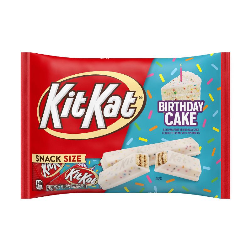 Kit Kat Birthday Cake Snack Size Candy - 10.29oz, 1 of 4