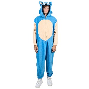 Sonic The Hedgehog Sonic Hooded Kigurumi Union Suit-Large - 1 of 4