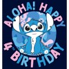 Boy's Lilo & Stitch Aloha! Happy 4th Birthday T-Shirt - 2 of 4
