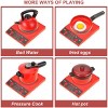 JuzToys Pretend Play Kitchen Set for Kids – Pretend Food Toys, Cooking Utensils, Kitchen Accessories, with Sound – Red - 2 of 4