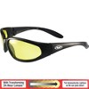 Global Vision Eyewear Hercules 24 Photochromic Safety Motorcycle Glasses with Yellow to Smoke sunlight reactive Lenses - 3 of 4