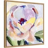 Amanti Art 22"x22" Spring Forth I by Annie Warren: Modern Botanical Lithograph, Polystyrene Frame - 2 of 4
