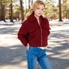 Anna-Kaci Women's Zip-Up Collared Jacket with Front Flap Pockets - 3 of 4