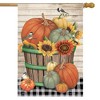 Bountiful Bushel Fall House Flag 40" x 28" Briarwood Lane - 2 of 4
