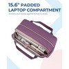 Travel Duffle Bag, BAGSMART 31L Quilted Weekender Overnight Bag for Women - 4 of 4